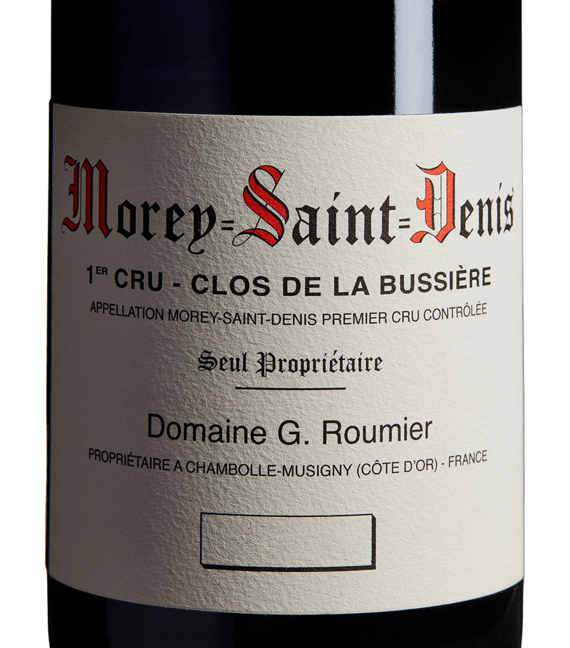 Roumier Clos de la Bussiére Pinot Noir 2019 75cl, imported from the UK