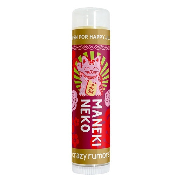 Crazy Rumors Maneki Neko lip balm 4.5g - British product