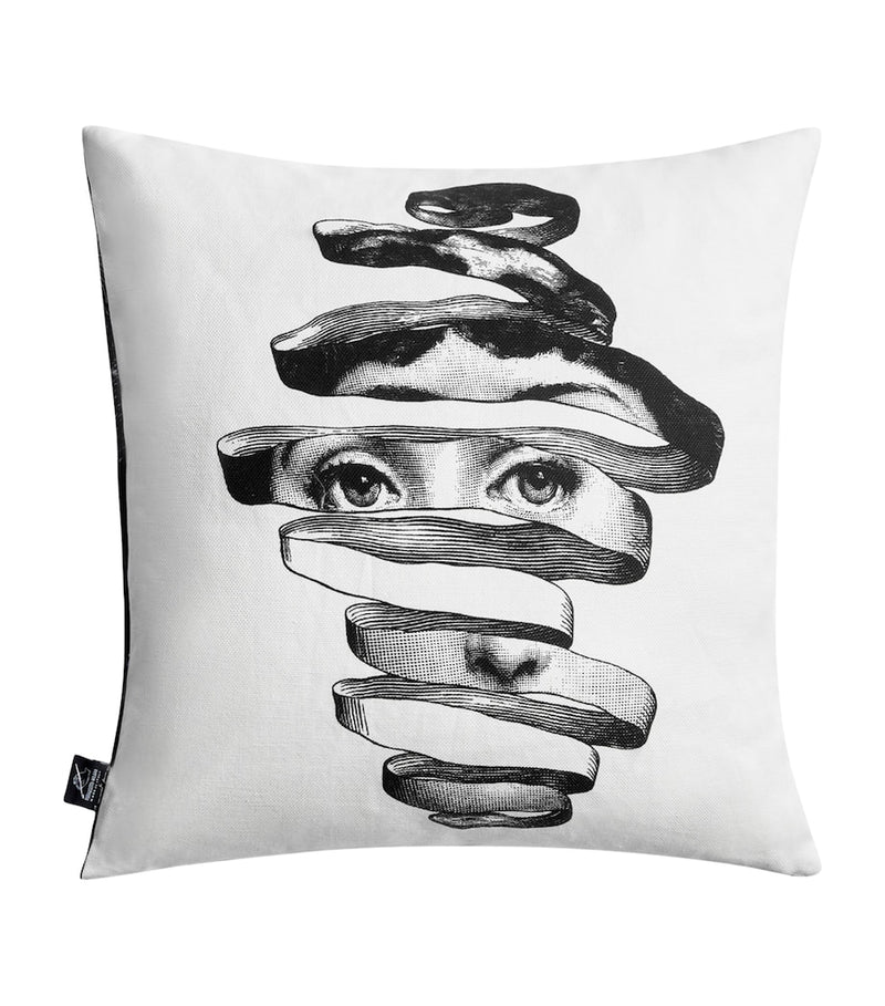 Fornasetti Tema e Variazioni No. 18-297 cushion 40cm x 40cm - British product