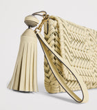 Anya Hindmarch Neeson woven leather clutch bag - British brand