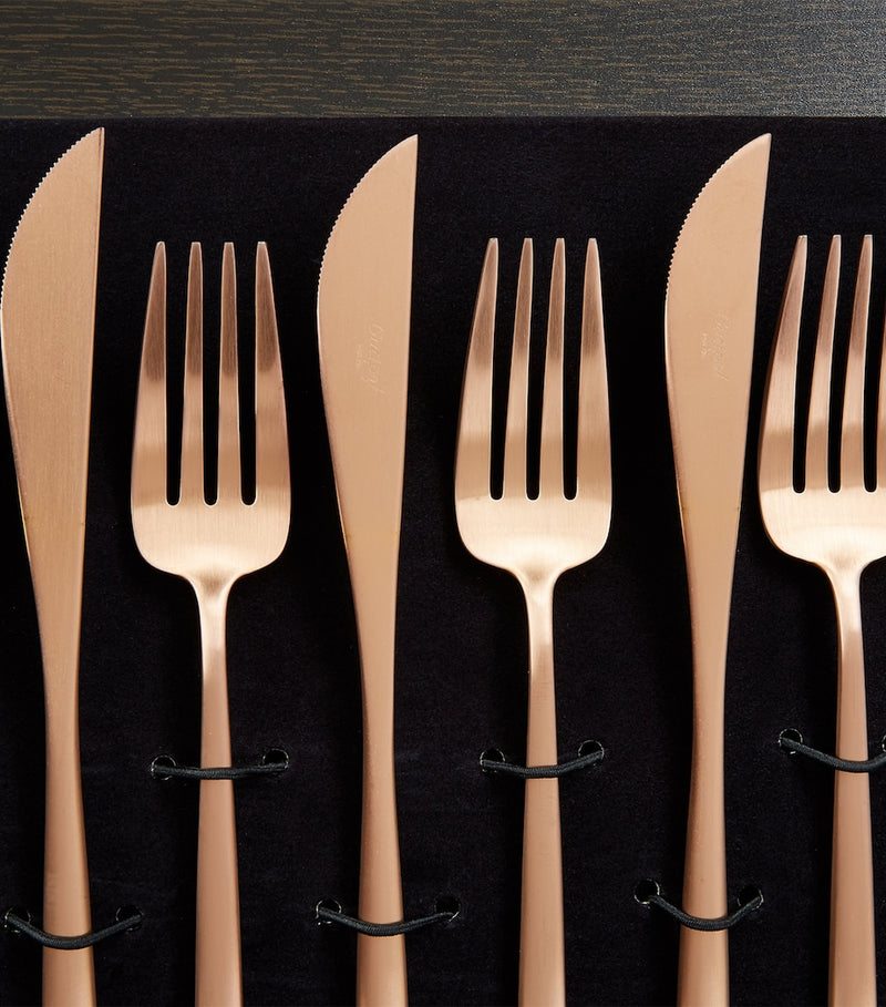 Cutipol Moon 24-piece cutlery set in wooden chest - British product