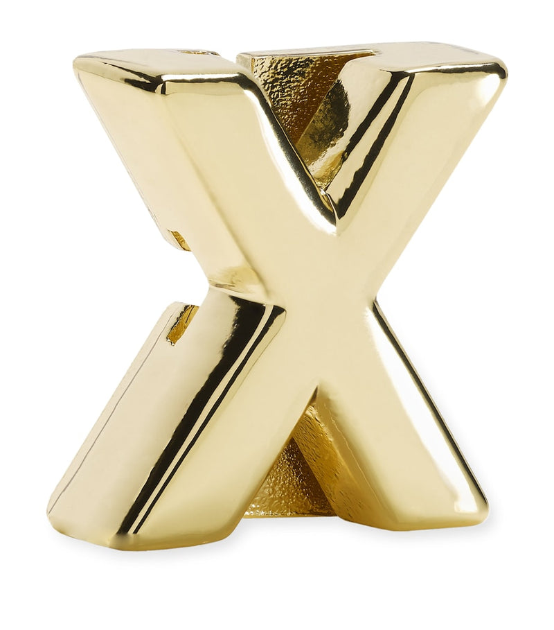 Moleskine Gold-Plated X Notebook Charm, imported from the UK