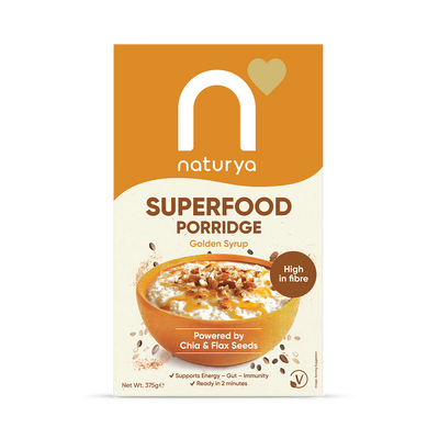 Holland & Barrett Naturya Superfood Porridge Golden Syrup 375g- Buy online at McGrocer