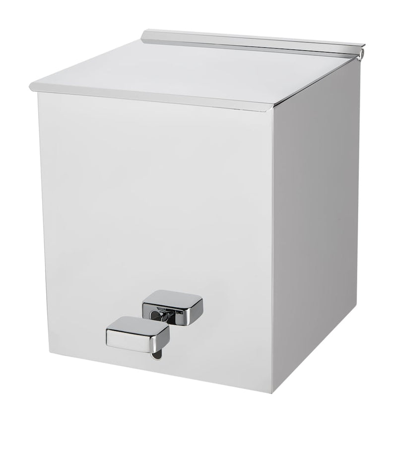 Zodiac chrome square pedal bin (British brand)