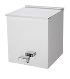 Zodiac chrome square pedal bin (British brand)