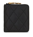 Saint Laurent quilted wallet with YSL monogram, UK version