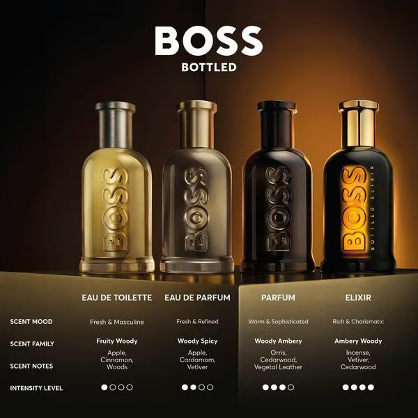 BOSS Bottled Parfum Eau De Parfum 50ml Bottle - British product