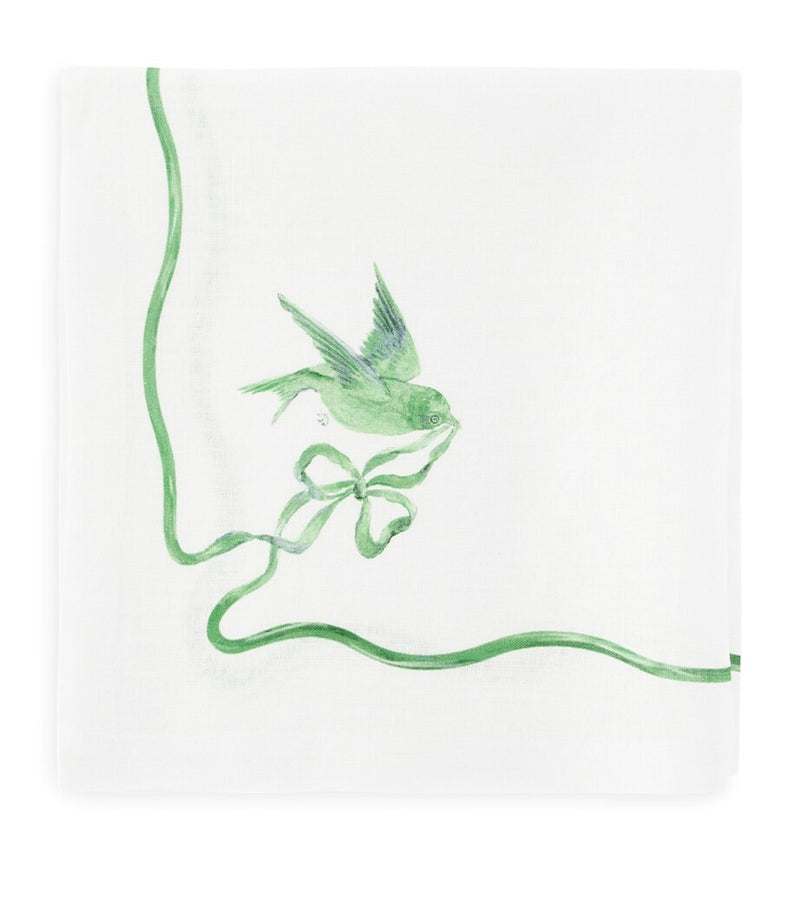 Aquazzura Secret Garden linen napkins 50cm x 50cm - British product