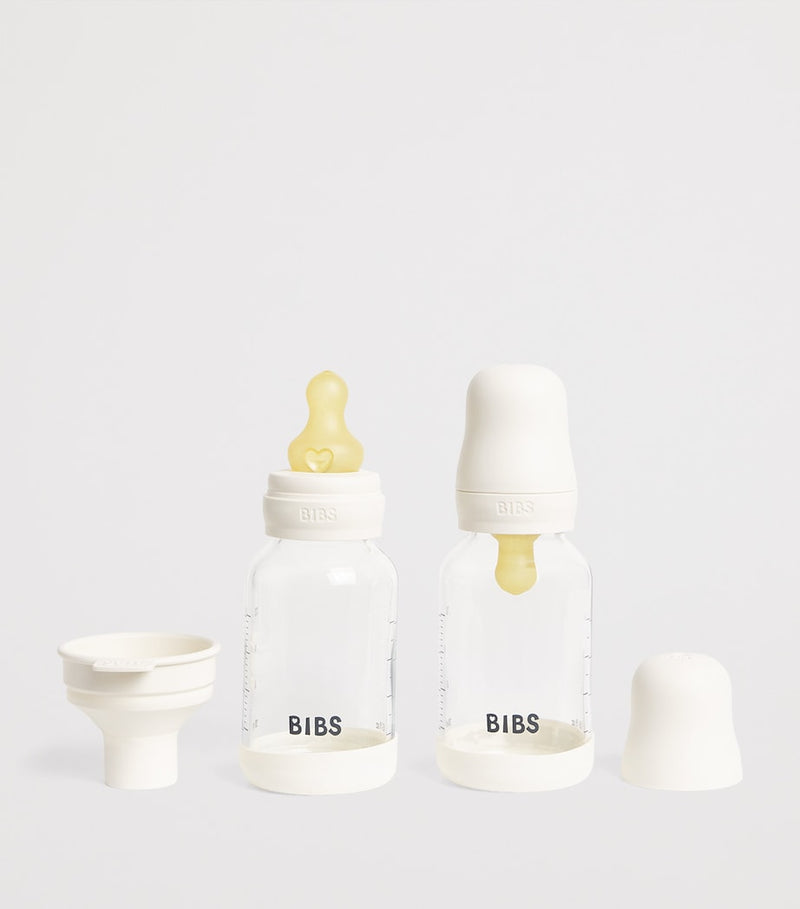 BIBS glass baby bottle set of 2 120ml, imported from the UK