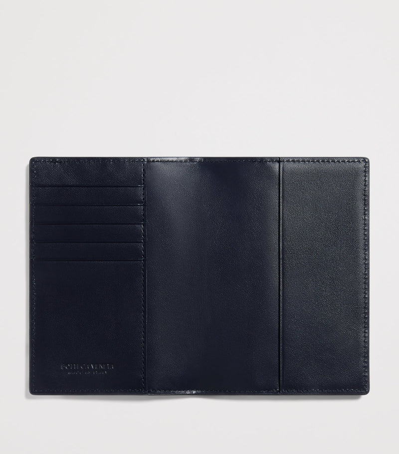 Bottega Veneta Intrecciato calfskin passport holder (British brand)