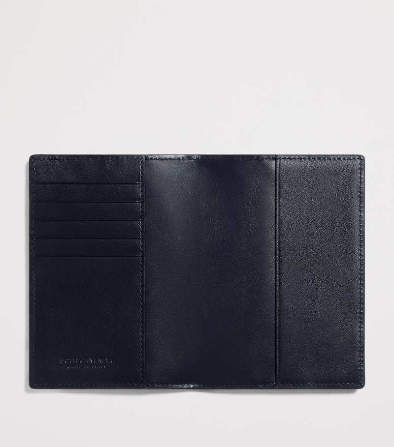 Bottega Veneta Intrecciato calfskin passport holder (British brand)