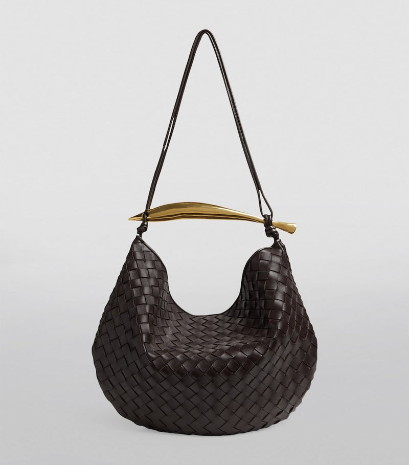 Bottega Veneta Sardine medium shoulder bag gold handle - British product