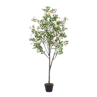 Superdrug Livingandhome Arbre Artificiel de Frangipanier 160cm Pot de fleurs - Acheter en ligne sur McGrocer