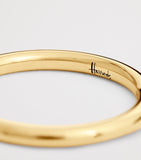 Harrods yellow gold ring 2mm, imported from the UK