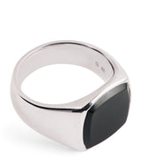 Harrods Tom Wood Polished Onyx Kay Signet Ring- Buy online at McGrocer