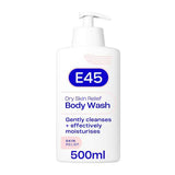 Superdrug E45 Dry Skin Relief Body Wash Gentle Cleanser 500ml- Buy online at McGrocer