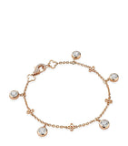 Boodles rose gold and diamond beach bracelet, UK version