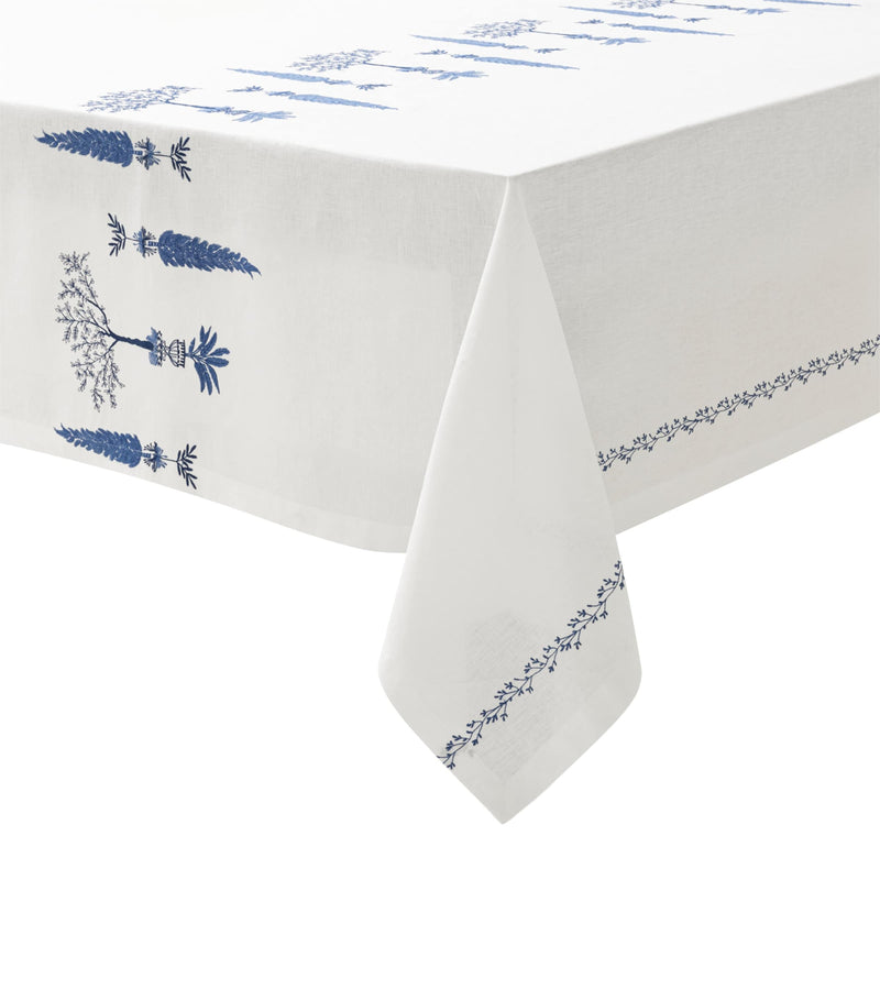 Alexandre Turpault Linen Embroidered Midi Tablecloth 170cm x 250cm - British product