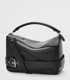 LOEWE Puzzle Biker top-handle leather bag - British product