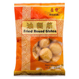 Honor fried round gluten balls, traditional Chinese cooking ingredient - British product