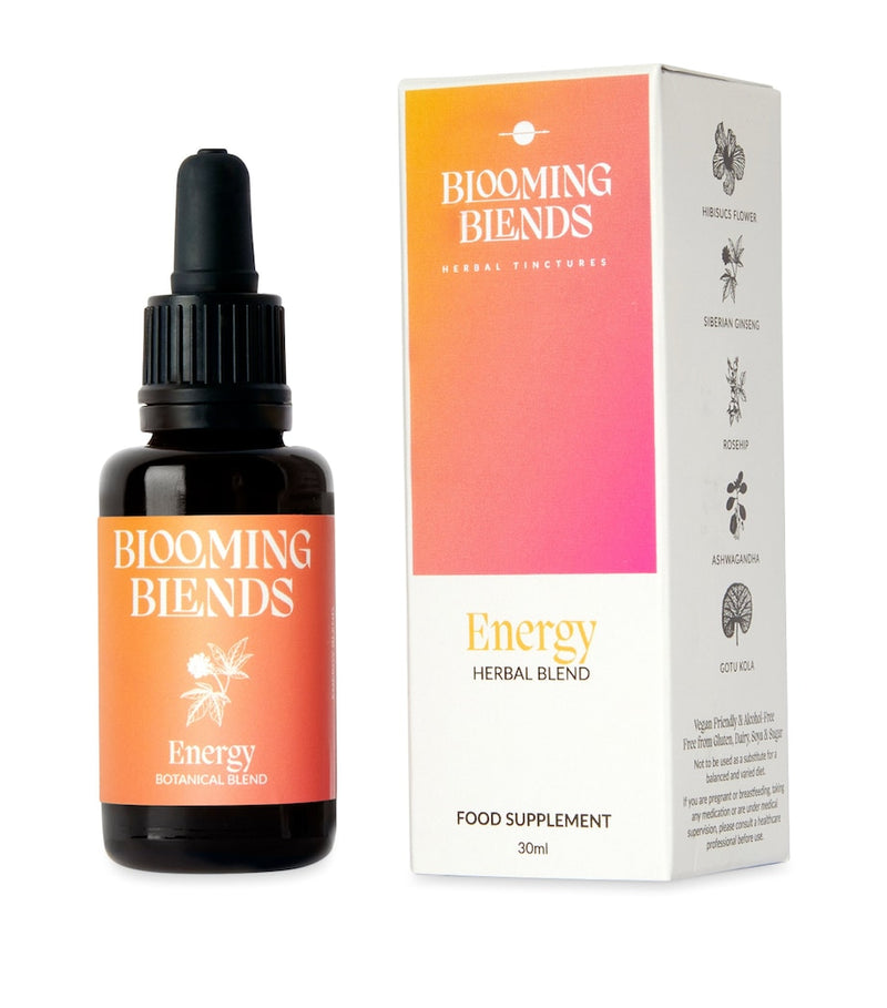 Blooming Blends Energy Herbal Tincture 30ml (British brand)