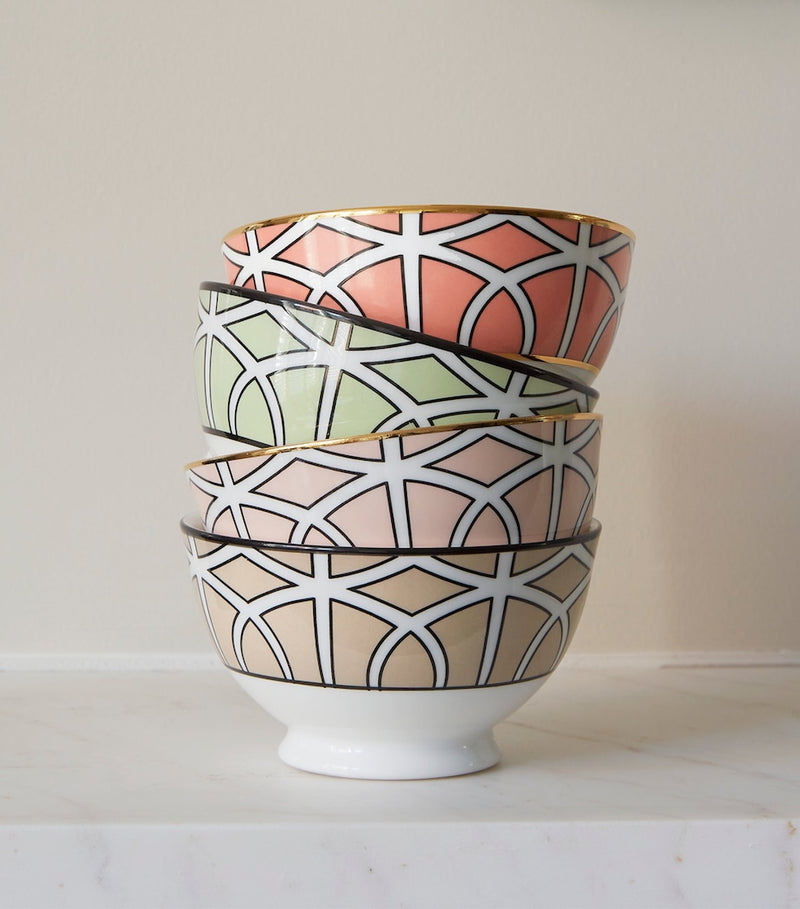 O.W. London Loop pattern sugar bowl 6cm - British product