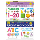 Roger Priddy giant spiral wipe-clean workbook - British product