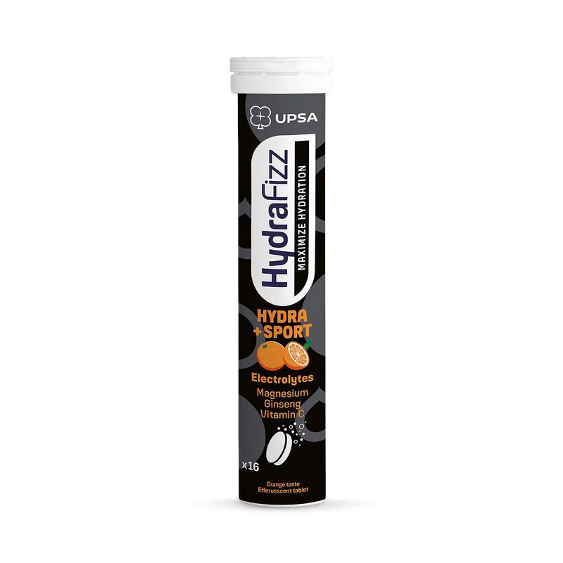 Hydrafizz effervescent supplement orange flavoured, UK version