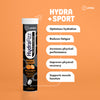 Hydrafizz effervescent supplement orange flavoured, UK version