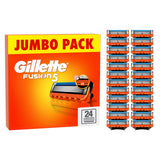 Gillette razor blades Fusion 5 24 pack (British brand)