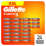 Gillette razor blades Fusion 5 24 pack (British brand)