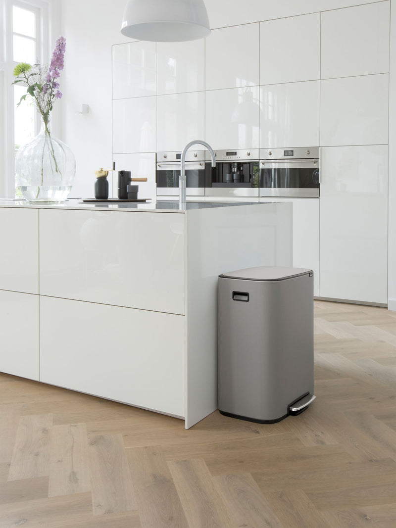Brabantia Mineral Concrete Grey Bo 60L Pedal Bin