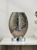 Gallery Home Sarah Touch Table Lamp holographic glass 24cm - British product