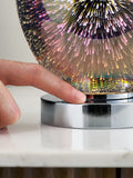 Gallery Home Sarah Touch Table Lamp holographic glass 24cm - British product