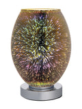 Gallery Home Sarah Touch Table Lamp holographic glass 24cm - British product