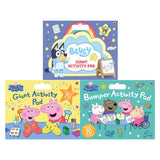 Costco UK Bluey and Peppa Pig Licensed Giant Activity Pad with Over 70 Stickers- Buy online at McGrocer
