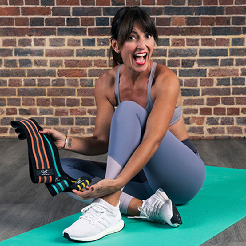 Davina McCall resistance band set 3 level - British product