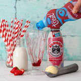 Crusha strawberry flavour milkshake syrup 500ml (British brand)