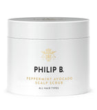 Philip B Peppermint Avocado Scalp Scrub 236ml, imported from the UK