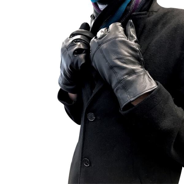Thinsulate mens winter leather gloves (British brand)