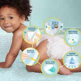 Pampers Premium Protect nappies size 3 70 pack, imported from the UK