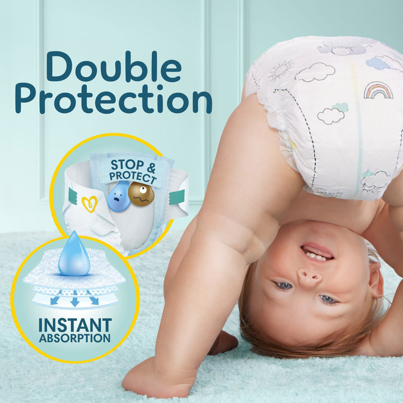Pampers Premium Protect nappies size 3 70 pack, imported from the UK