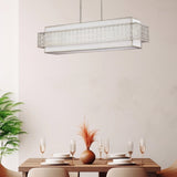Feiss Kenney 5 Light Island Chandelier Sunrise Silver - British product