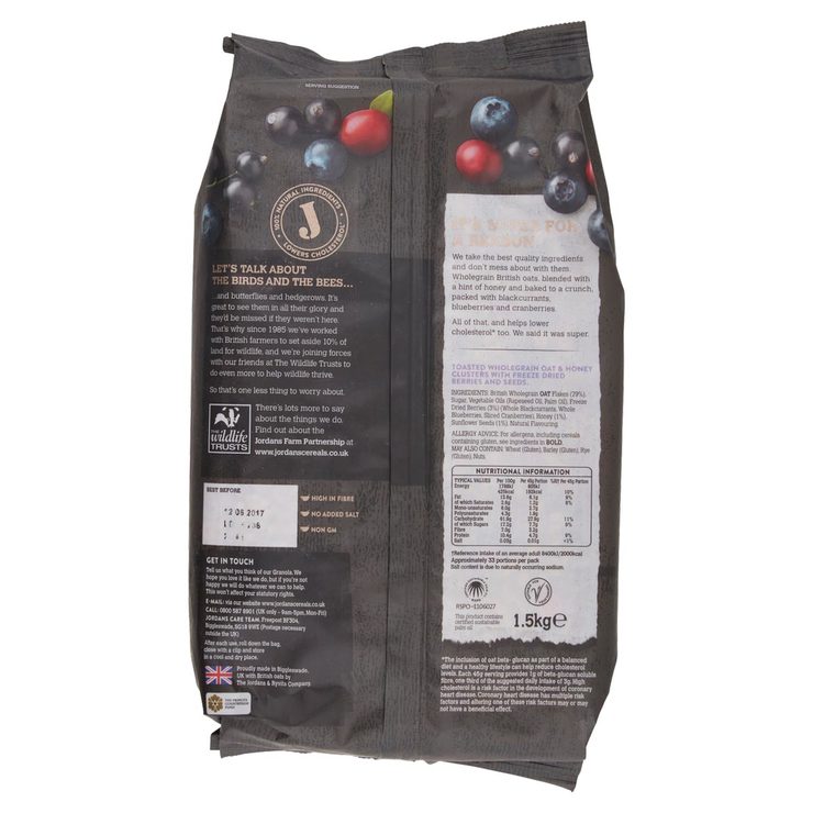 Jordans Super Berry Granola 1.5kg, UK version