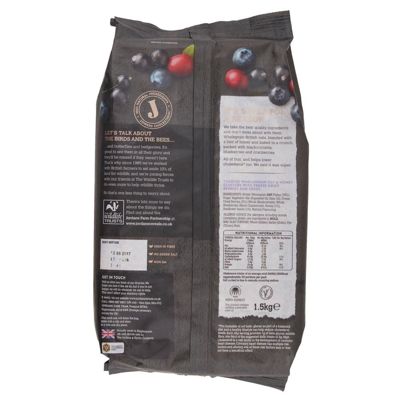 Jordans Super Berry Granola 1.5kg, UK version