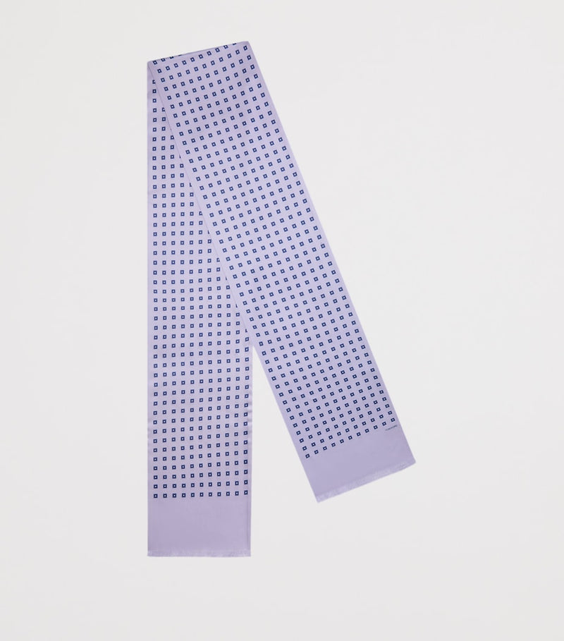TOM FORD mulberry silk printed scarf 20x180cm, UK version