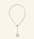 Cartier Trinity mixed gold diamond necklace 18kt, imported from the UK