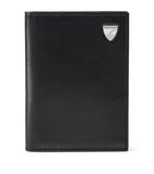 Aspinal of London leather double fold card holder 11cm, imported from the UK