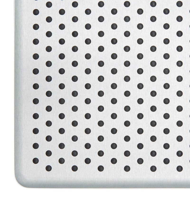 Kaymet brushed anodised aluminium serving tray for canapés, UK version