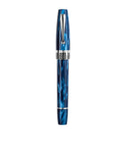 Montegrappa sterling silver-trim rollerball pen, 14cm height, imported from the UK